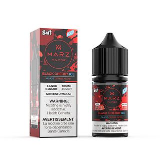 Marz Vapour 30ml Salts - Black Cherry Ice