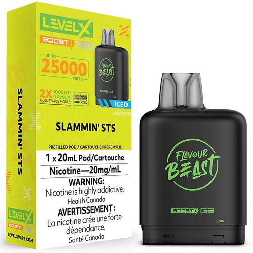 Flavour Beast Level X Boost G2 Pods 25K - Slammin STS