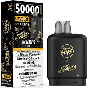Flavour Beast Level X G2 Twelve Monkeys Ultra Pods 50K  - Mangabeys