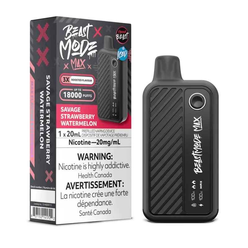 Flavour Beast Max 18k - Savage Strawberry Watermelon Iced