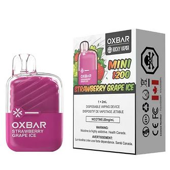 Oxbar Mini 1200 - Strawberry Grape Ice