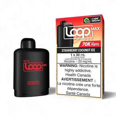 STLTH Loop Max 70k Pods - Strawberry Coconut Ice