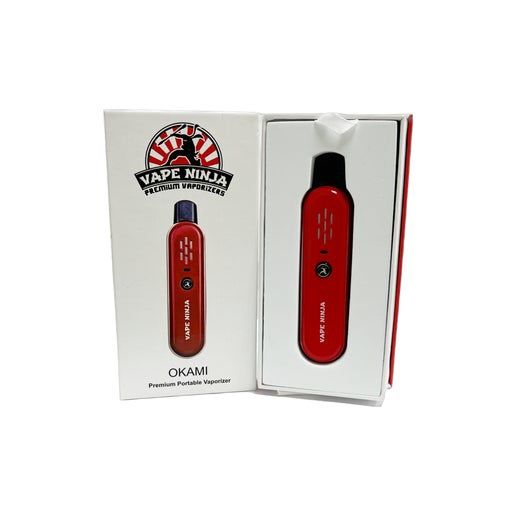 Vape Ninja Okami Dry Herb Vaporizer, Colour: Red