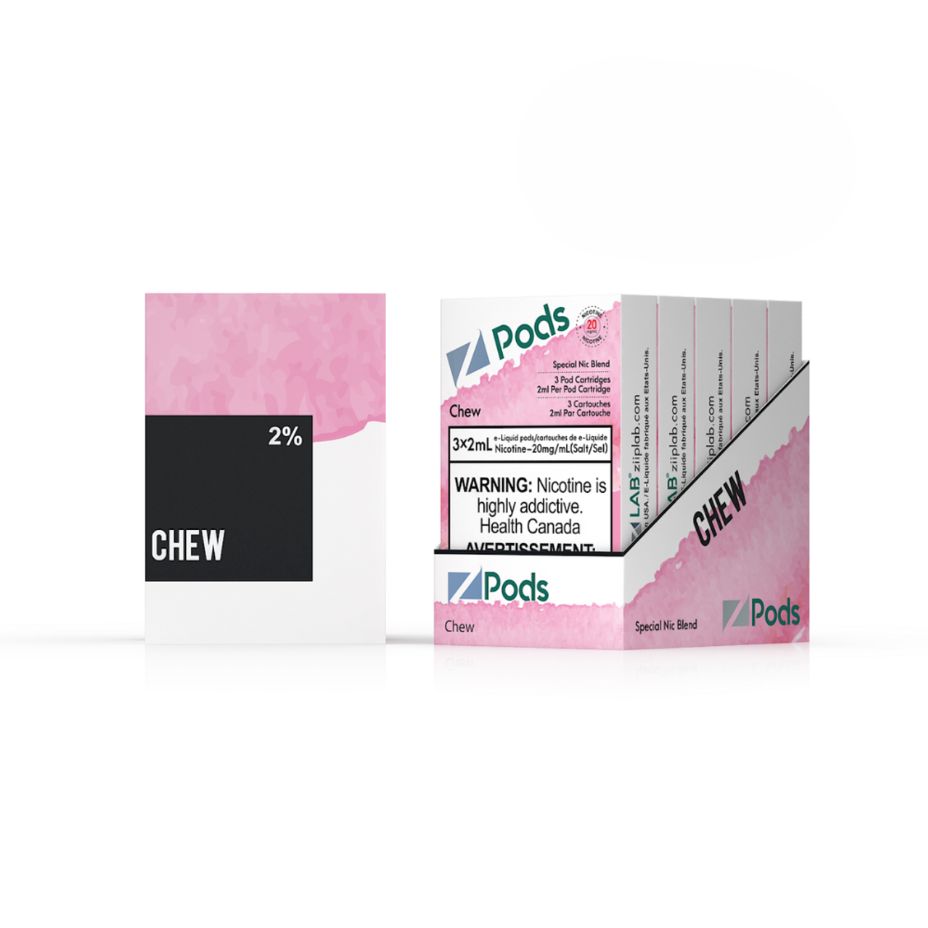 Z Pods Pink Glubule (Chew)