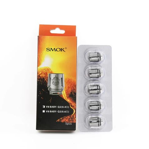 SMOK TFV8 Baby-Q2 (0.6 ohm) Coil - 5 Pack