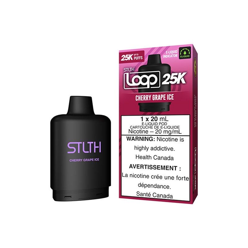 STLTH Loop 25k Pods - Cherry Grape Ice