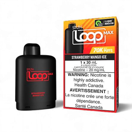STLTH Loop Max 70k Pods - Strawberry Mango Ice