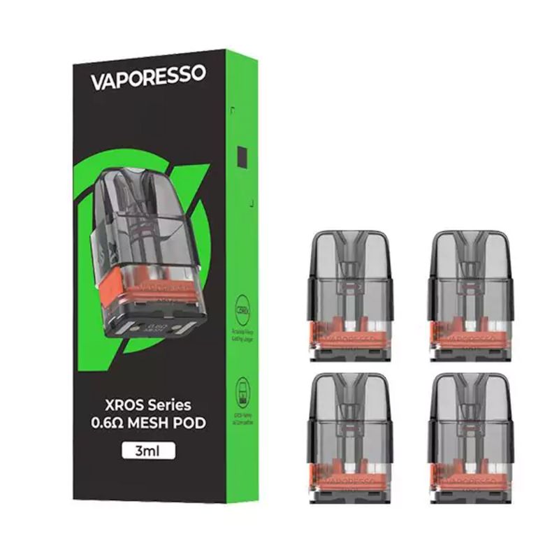 Vaporesso XROS 3ml (0.6 ohm) Mesh Pod - 4 pack