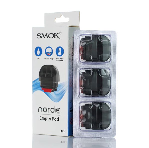 SMOK nord 5 Empty Pods - 3 Pack
