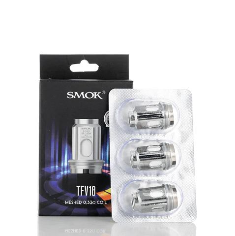 SMOK TFV18 Mesh (0.33 ohm) Coil - 3 Pack