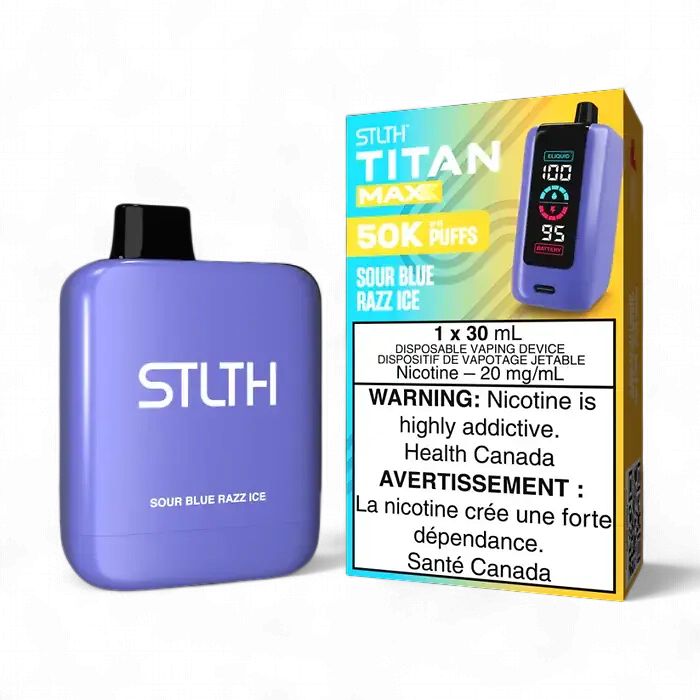 STLTH Titan Max - Sour Blue Razz Ice