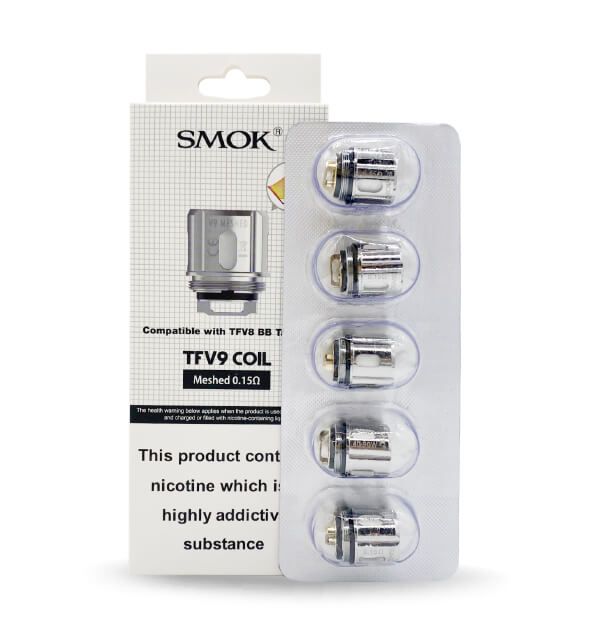 SMOK TFV9 Meshed 0.15ohm Coil - 5 Pack