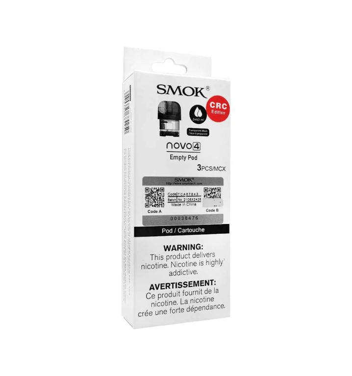 SMOK Novo 4 Empty Pods - 3 Pack