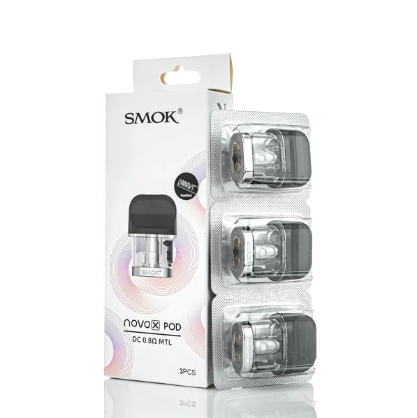 SMOK Novo X Pods (DC 0.8 ohm MTL)  - 3 Pack