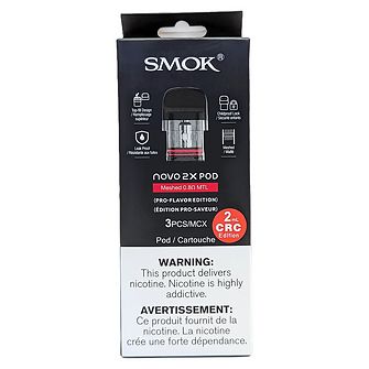 SMOK Novo 2X Pods (Meshed 0.8 ohm MTL) - 3 Pack