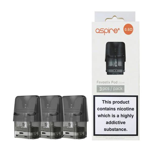 Aspire Favostix Pods (0.6 ohm) - 3 Pack