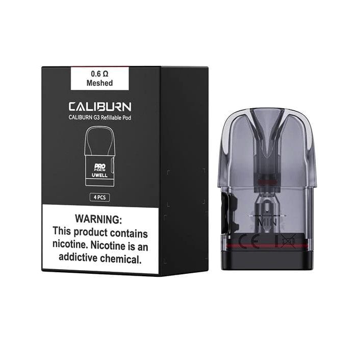 Uwell Caliburn G3 Pods (0.6 ohm) - 4 Pack