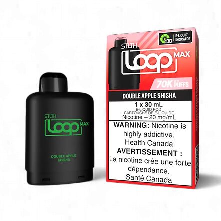 STLTH Loop Max 70k Pods - Double Apple Shisha