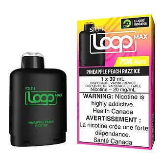 STLTH Loop Max 70k Pods - Pineapple Peach Razz Ice