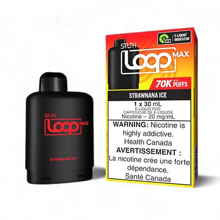 STLTH Loop Max 70k Pods - Strawnana Ice