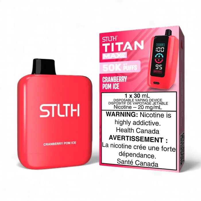 STLTH Titan Max - Cranberry Pom Ice