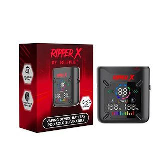 Ripper X Ultra Battery, Colour: Metallic Black w Red