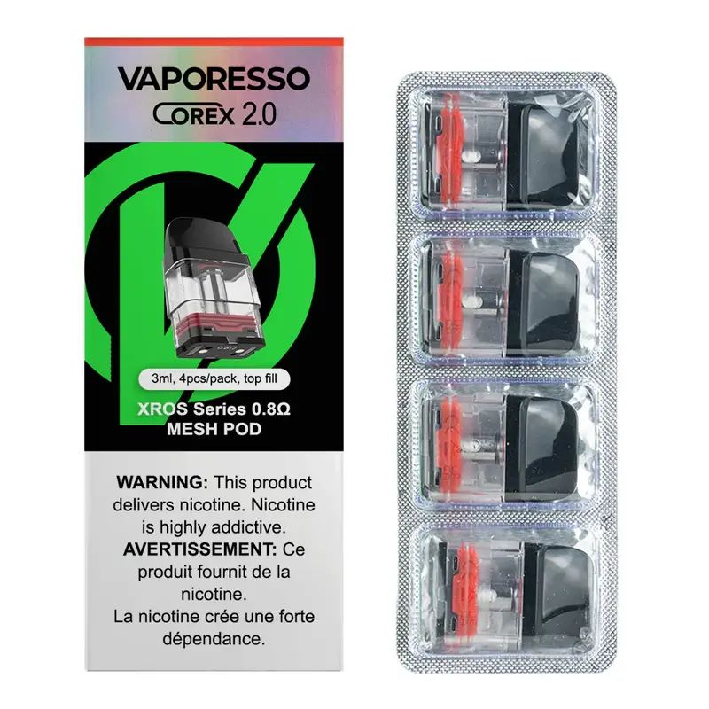 Vaporesso XROS 3ml (0.8 ohm) Mesh Pod - 4 pack