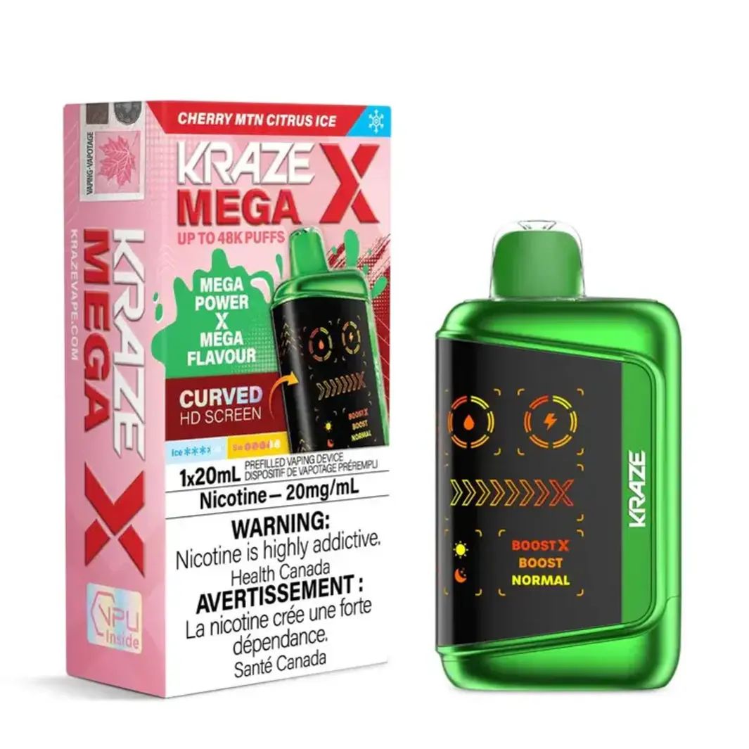 Kraze Mega X 48K - Cherry MTN Citrus Ice