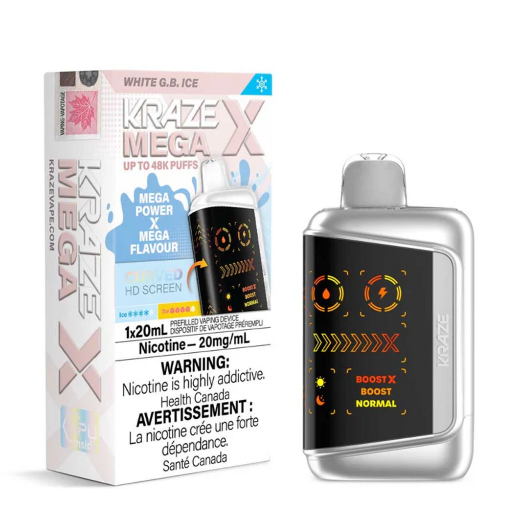 Kraze Mega X 48K - White G.B Ice