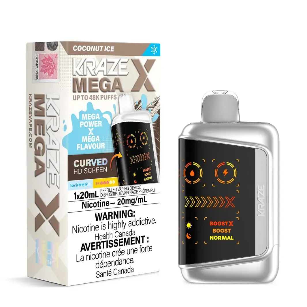 Kraze Mega X 48K - Coconut Ice