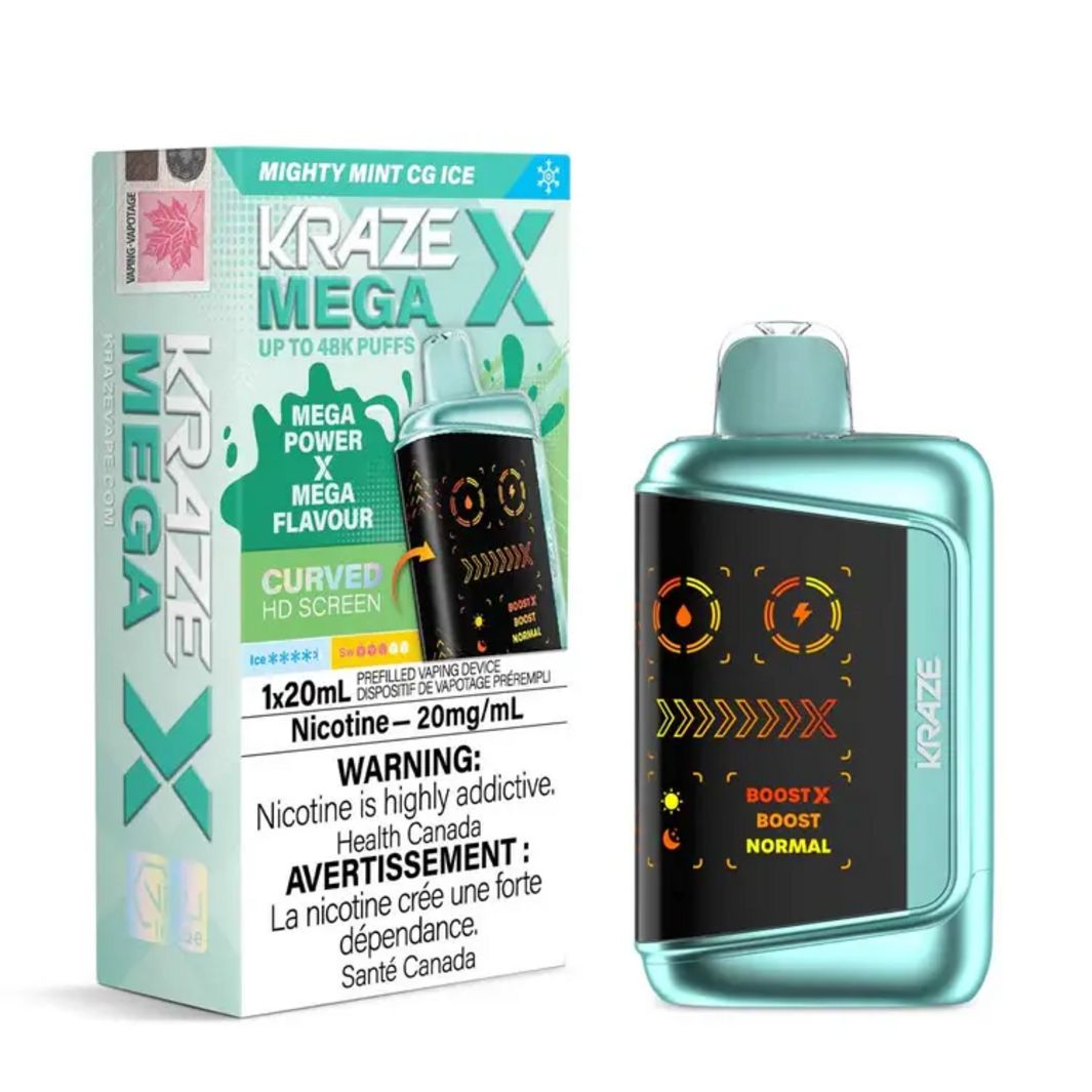 Kraze Mega X 48K - Mighty Mint CG Ice