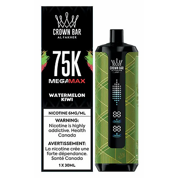 Al Fakher Crown Bar Megamax 75K - Watermelon Kiwi