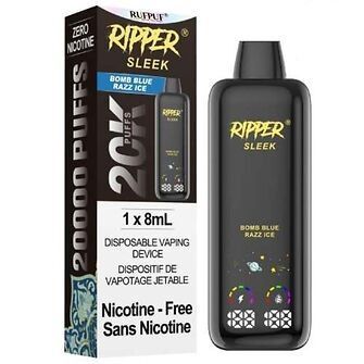 Ripper Sleek 20K Zero Nic - Bomb Blue Razz Ice
