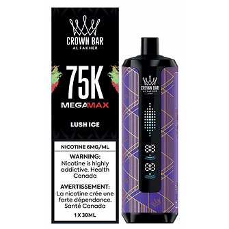 Al Fakher Crown Bar Megamax 75K - Lush Ice