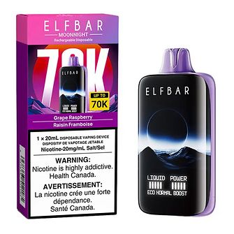 Elf Bar Moonnight 70k - Grape Raspberry