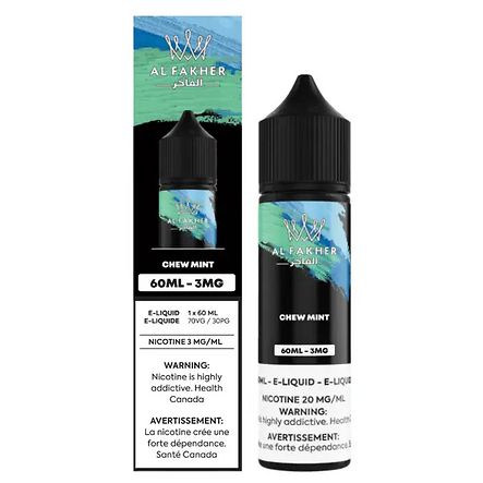 Al fakher 60ml Freebase - Chew Mint 3mg