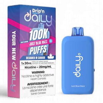 Drip'n Daily 100K - Just Blue Razz Iced