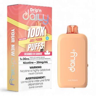 Drip'n Daily 100K - Just Peach Iced