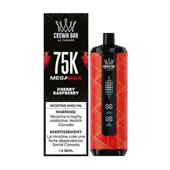 Al Fakher Crown Bar Megamax 75K - Cherry Raspberry