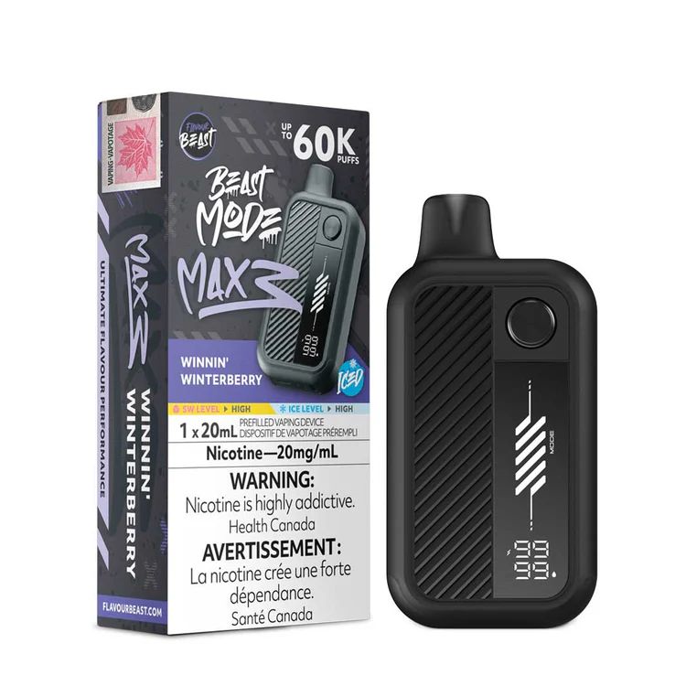 Flavour Beast Mode Max 3 60K- Winnin' WinterBerry Iced