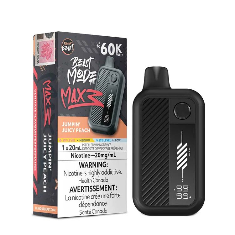 Flavour Beast Mode Max 3 60K- Jumpin' Juicy Peach