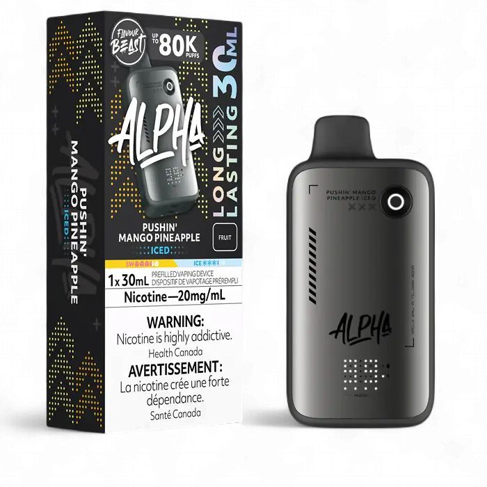 Flavour Beast Alpha 80K - Pushin' Mango Pineapple Iced
