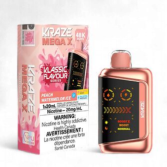 Kraze Mega X 48K - Peach Watermelon Ice