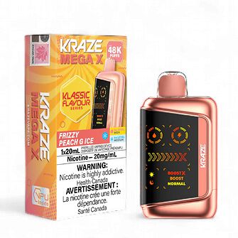 Kraze Mega X 48K - Frizzy Peach G Ice