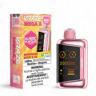 Kraze Mega X 48K - Norweigan Berry G Ice