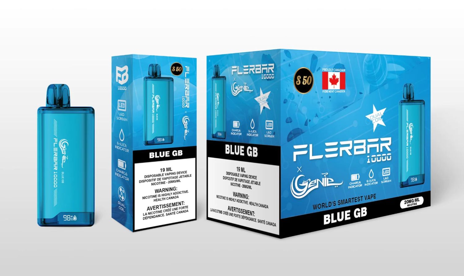 Genie Flerbar 10000 - Blue GB