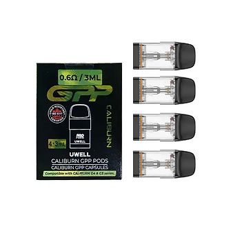 Uwell Caliburn G3/G4/G5 GPP 3ml Pods (0.4ohm) - 4 Pack