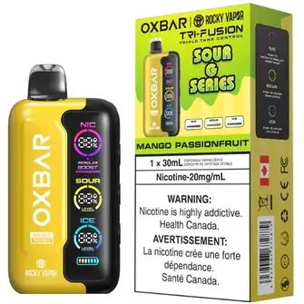 Oxbar Tri-fusion Sour G series - Mango Passionfruit