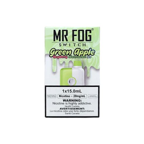 Mr Fog Switch 5500 - Green Apple Raspberry Watermelon Ice
