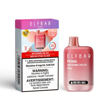 Elf Bar Prime 1800 Zero Nicotine - Watermelon Ice